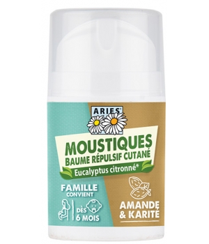 Aries Baume répulsif cutané anti moustiques dès 6 mois 50ml