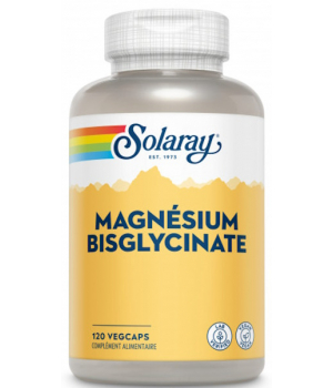 Solaray Kal Bisglycinate de Magnésium 120 gélules