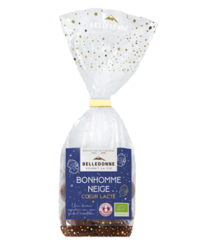 Belledonne Chocolatier Bonhomme de neige coeur lacté 120g