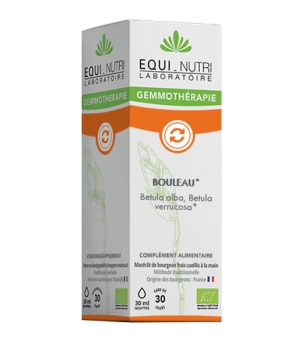 Equi - Nutri Bouleau bio Flacon compte gouttes 30ml