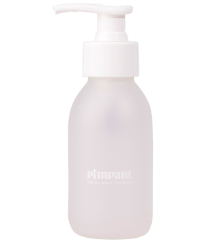 Pimpant Bouteille en verre pompe blanche 300ml