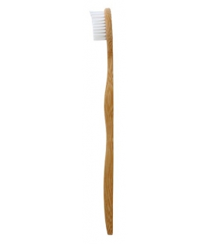 Ola Bamboo Brosse à dents Adulte Blanc Médium