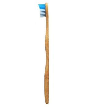 Ola Bamboo Brosse à dents Adulte Bleu Médium