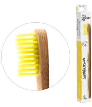 Humble Brush Brosse à dents adultes jaune Soft