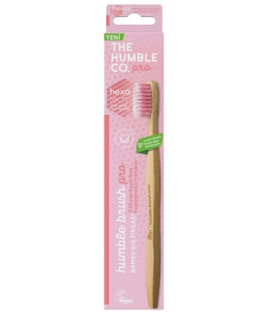 Humble Brush Brosse à dents adultes Pro Hexa Tech rose Soft