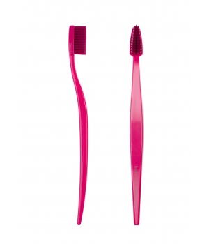 Bio Brush Brosse à dents medium souple écologique adulte ROSE