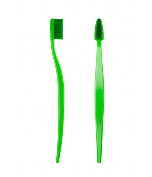Bio Brush Brosse à dents medium souple écologique adulte VERTE
