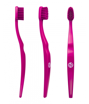 Bio Brush Brosse à dents medium souple écologique enfant ROSE