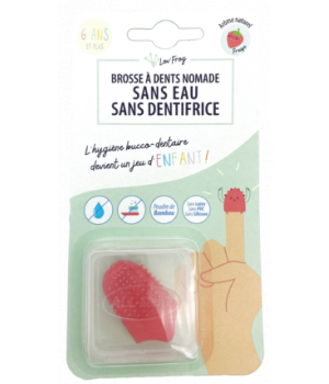 Lov'Frog Brosse à dents nomade enfant arôme fraise
