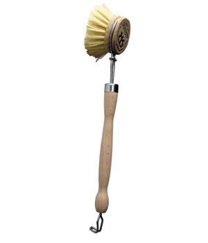 Droguerie Ecologique Brosse vaisselle Hêtre et fibre d'Agave 100g