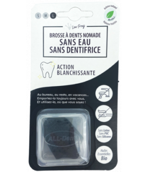 Lov'Frog Brosse à dents blanchissante nomade Taille L