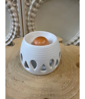 Lov'Frog Brûle parfum en céramique coloris blanc