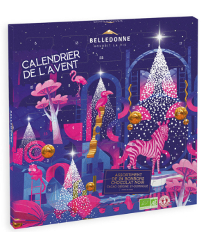 Belledonne Chocolatier Calendrier de l'avent adulte 130g