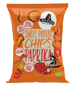 John Altman Chips Patate douce Paprika 90g