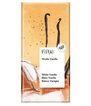 Vivani Chocolat Blanc vanille 80g