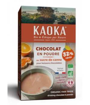 Kaoka Chocolat en Poudre bio 32% de cacao 400g