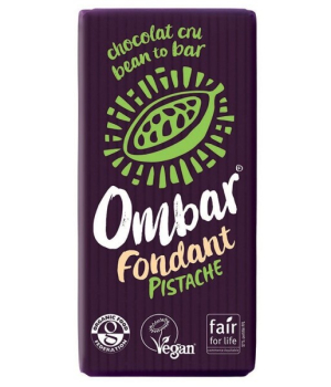 Ombar Chocolat fondant Pistache 70g