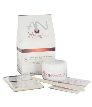 AlloNature Cire Epilatoire au Sucre Fluide Corps et visage 140g