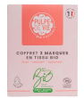 Cosmétique Bio Pulpe De Vie Coffret 3 masques tissus