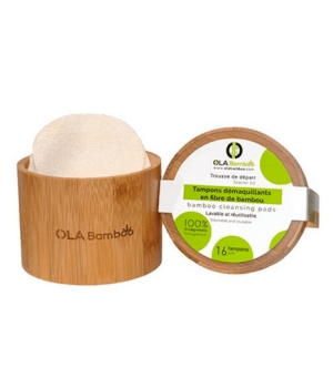 Ola Bamboo Coffret tampons démaquillants X16