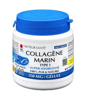 Vecteur Sante Collagène Marin 90 gélules