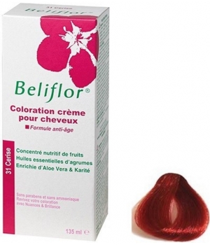 Beliflor Coloration Crème pour Cheveux 31 Couleur Fruit Cerise