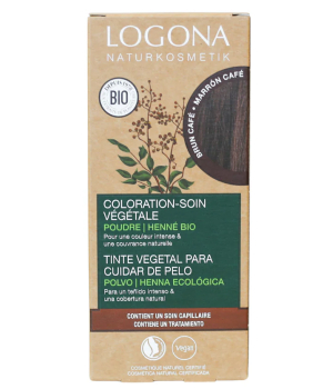 Logona Coloration soin végétale Brun Café 100g