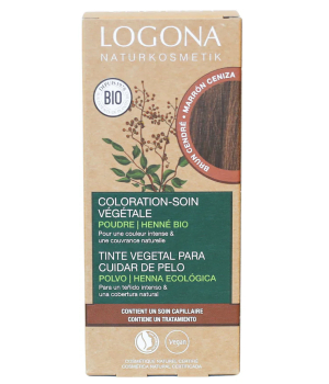 Logona Coloration soin végétale Brun Cendré 100g