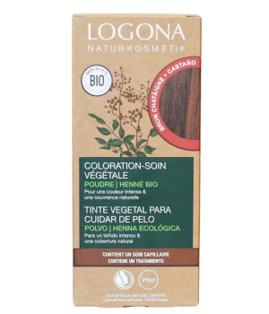 Logona Coloration soin végétale Brun Châtaigne 100g