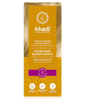 Khadi Coloration végétale Blond Doré 100g