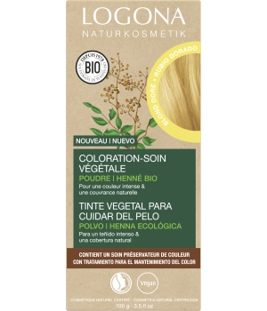 Logona Coloration soin végétale Blond doré 100g
