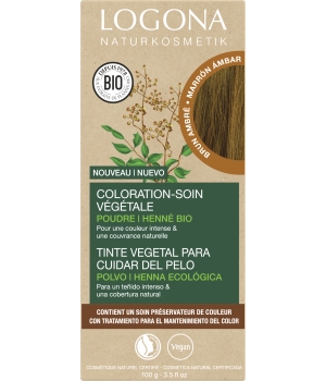 Logona Coloration soin végétale Brun ambré 100g
