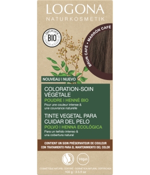 Logona Coloration soin végétale Brun Café 100g