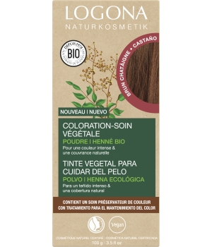 Logona Coloration soin végétale Brun Châtaigne 100g
