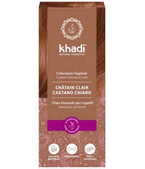 Khadi Coloration végétale Châtain Clair 100g