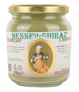 Henne De Shiraz Coloration végétale Châtain Clair pot 150g