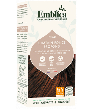 Emblica Coloration végétale Châtain foncé profond 3.0