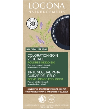 Logona Coloration soin végétale Noir Indigo 100g