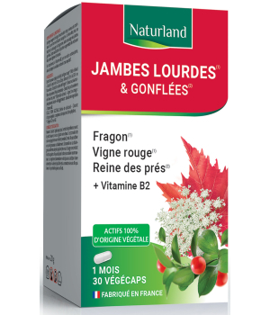 Naturland Complexe jambes lourdes et gonflées 30 végécaps