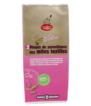 Droguerie Ecologique Contrôle des mites textiles 2 plaquettes 2g