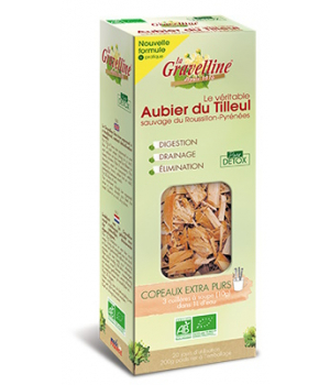 Anti-Gaspi Tisane Aubier de Tilleul Copeaux extra purs bio 200g La Gravelline Boîte rescotché