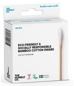 Humble Brush Cotons tiges naturels bambou Blanc