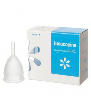 Lunacopine Coupe menstruelle LunaCopine Selene bleue taille 1 avec pochette