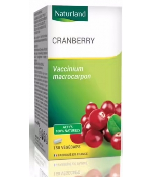 Naturland Cranberry 150 Gélules Végécaps Naturland