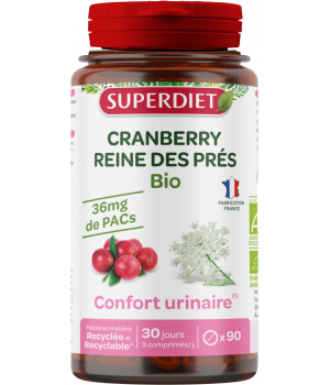 Super Diet Cranberry bio reine des prés 90 comprimés