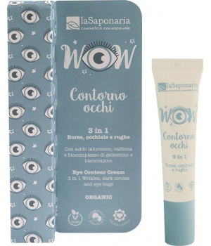 La Saponaria Crème Contour des Yeux 3en1 WOW 15ml
