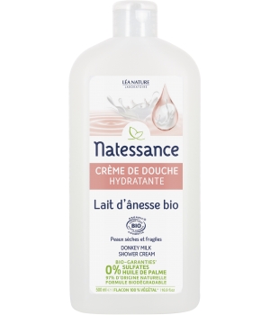 Natessance Crème de douche Lait d'ânesse Camomille Sans Sulfates 500ml