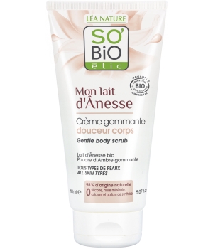 So'Bio étic Crème de gommage douceur corps Mon Lait d'ânesse 150ml