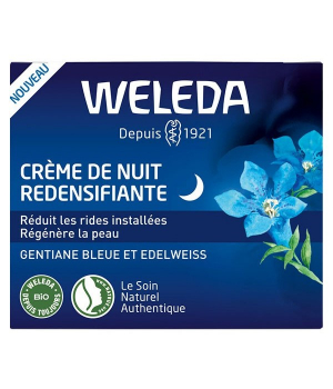 Weleda Crème de nuit redensifiante Gentiane bleue et Edelweiss 40ml