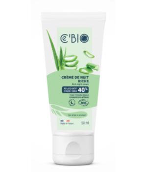 Ce'bio Crème de nuit Aloé véra 50ml